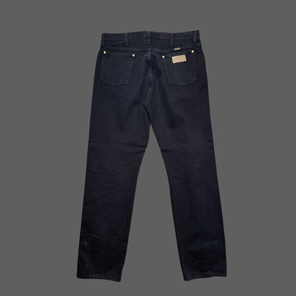 Wrangler 13MWZ Cowboy Cut Original Fit Jeans Black 36x32 - Picture 5 of 7